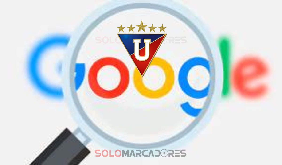 LDU de Quito Liderando las búsquedas en Google en Ecuador