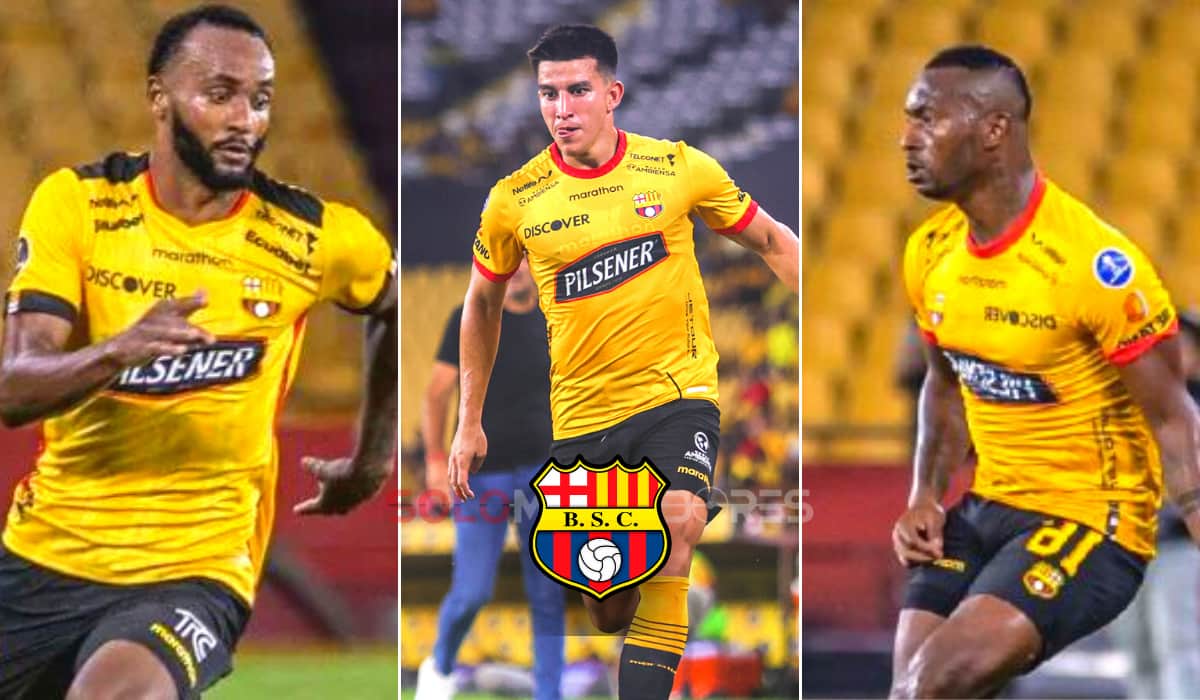 Barcelona SC refuerza sus filas ¡Souza, Gaibor y Perlaza!