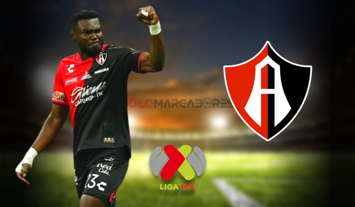 Gran asistencia de Jordy Caicedo en el Atlas en la Liga MX