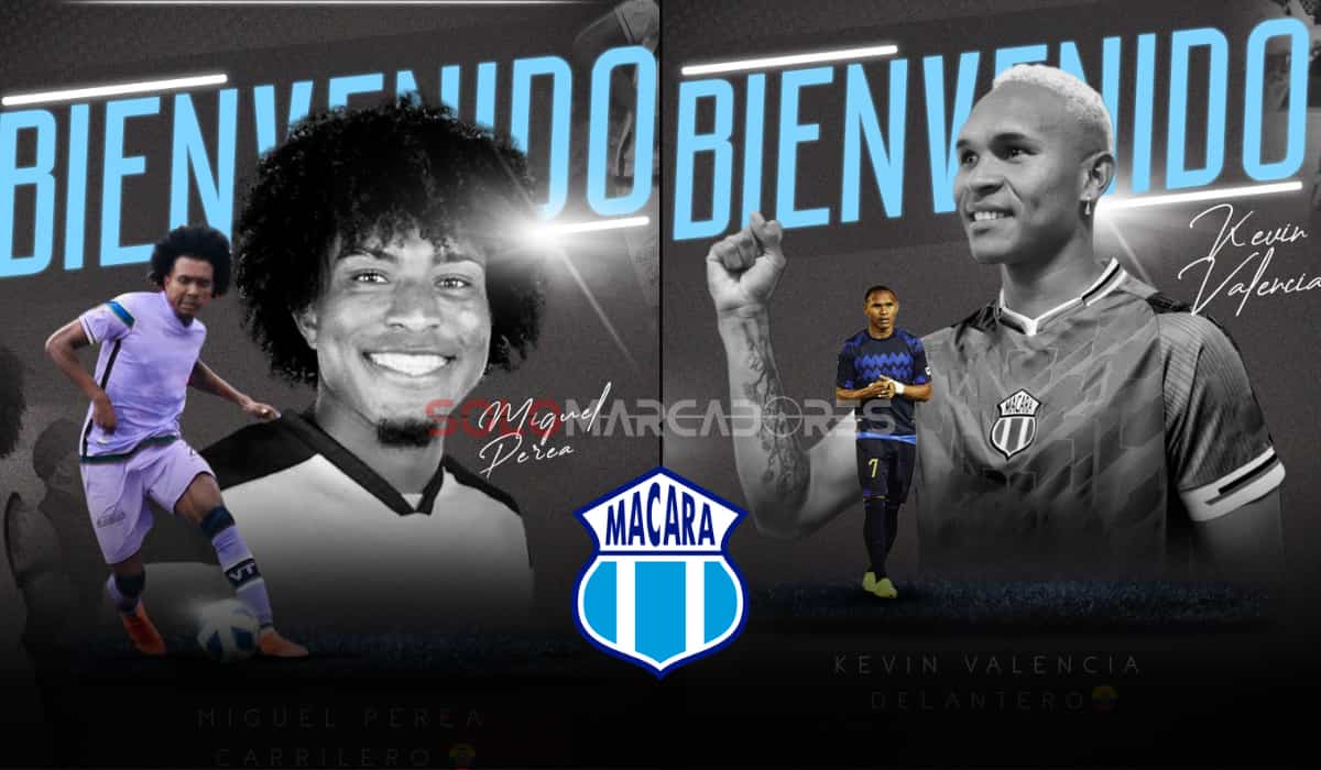 Macará refuerza su ofensiva Perea y Valencia, las nuevas cartas ganadoras