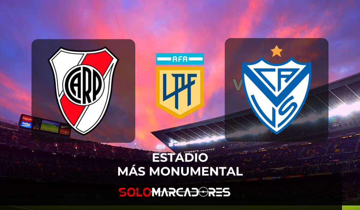 Guía completa para el Partido En vivo River vs. Vélez Horario y Canales de Transmisión