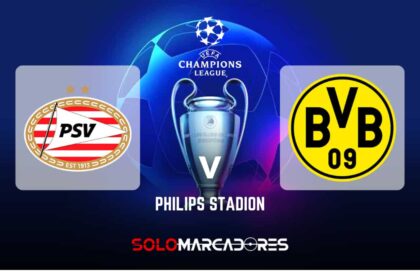 Ver partido PSV vs. Dortmund EN VIVO por la Champions League