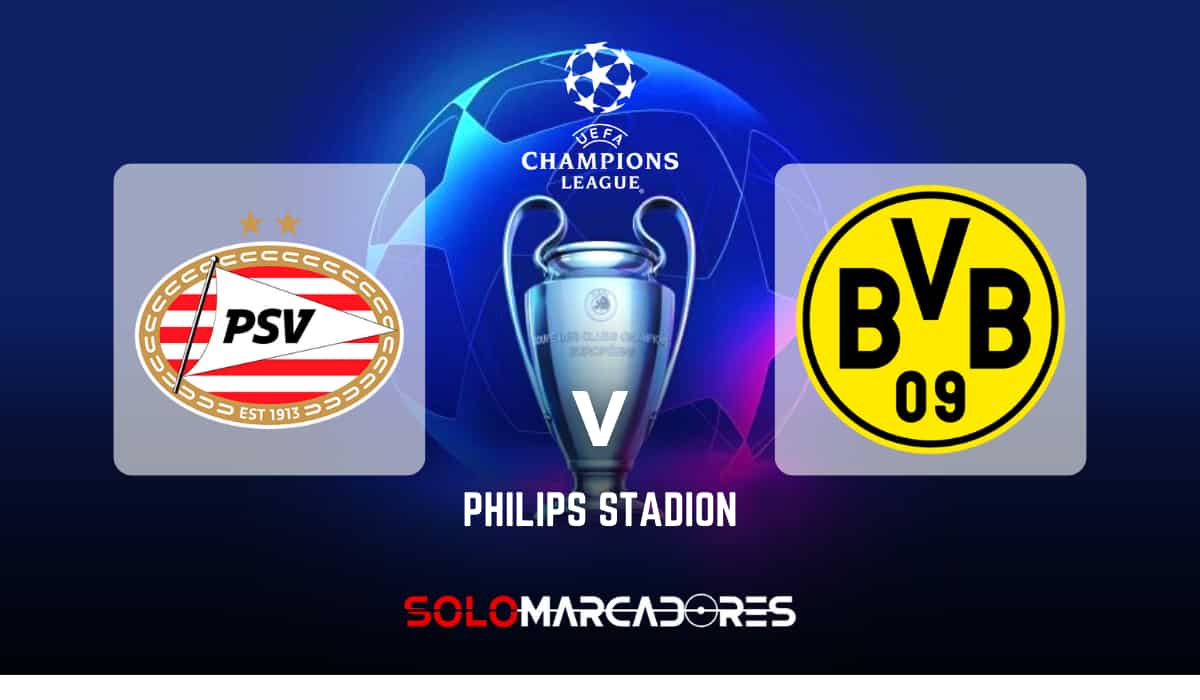 Ver partido PSV vs. Dortmund EN VIVO por la Champions League