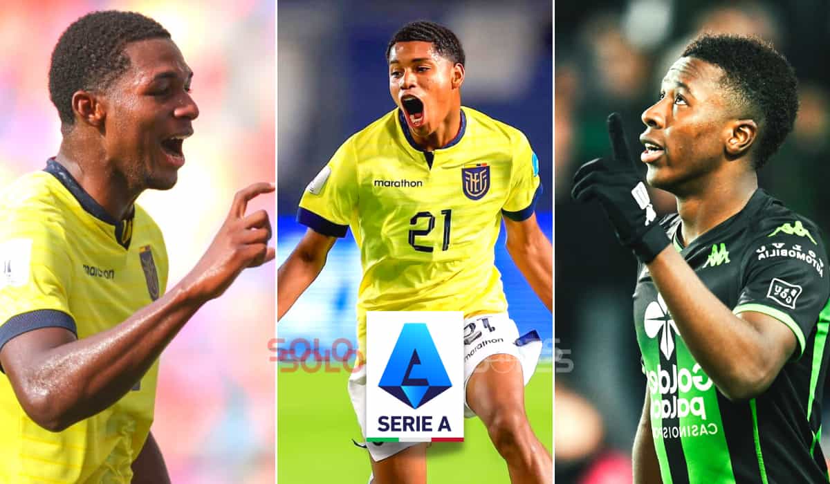 Italia pone el ojo en talentos ecuatorianos Alan Minda, Jostin Cuero y José Klinger bajo la lupa