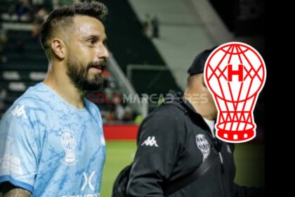 Hernán Galíndez en acción durante un partido con Huracán