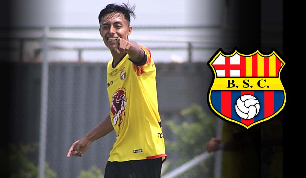 Pablo Calle Nueva Promesa de Barcelona SC que deslumbra en las canchas