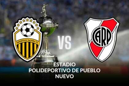 Ver ESPN River Plate vs. Táchira partido por Copa Libertadores 2024