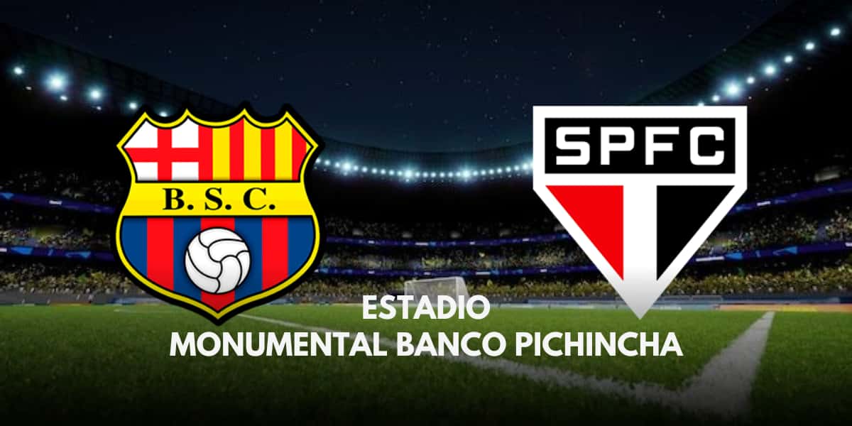 Ver el partido Barcelona SC vs Sao Paulo por Copa Libertadores