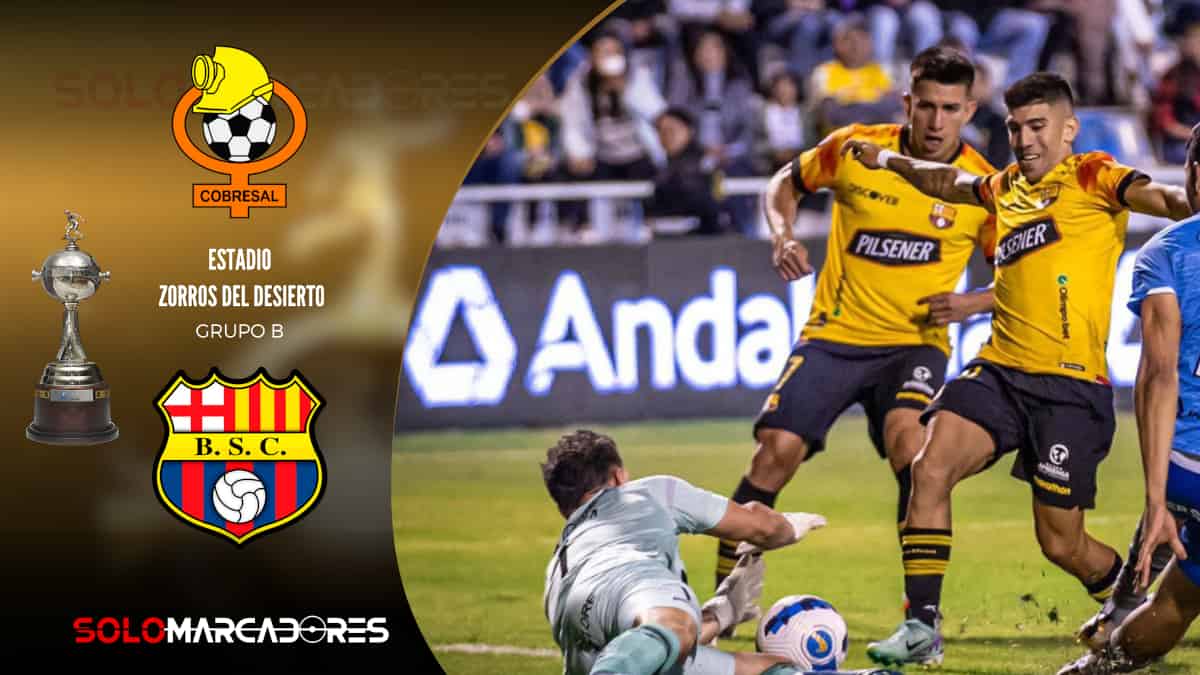 Ver partido EN VIVO Barcelona SC vs. Cobresal