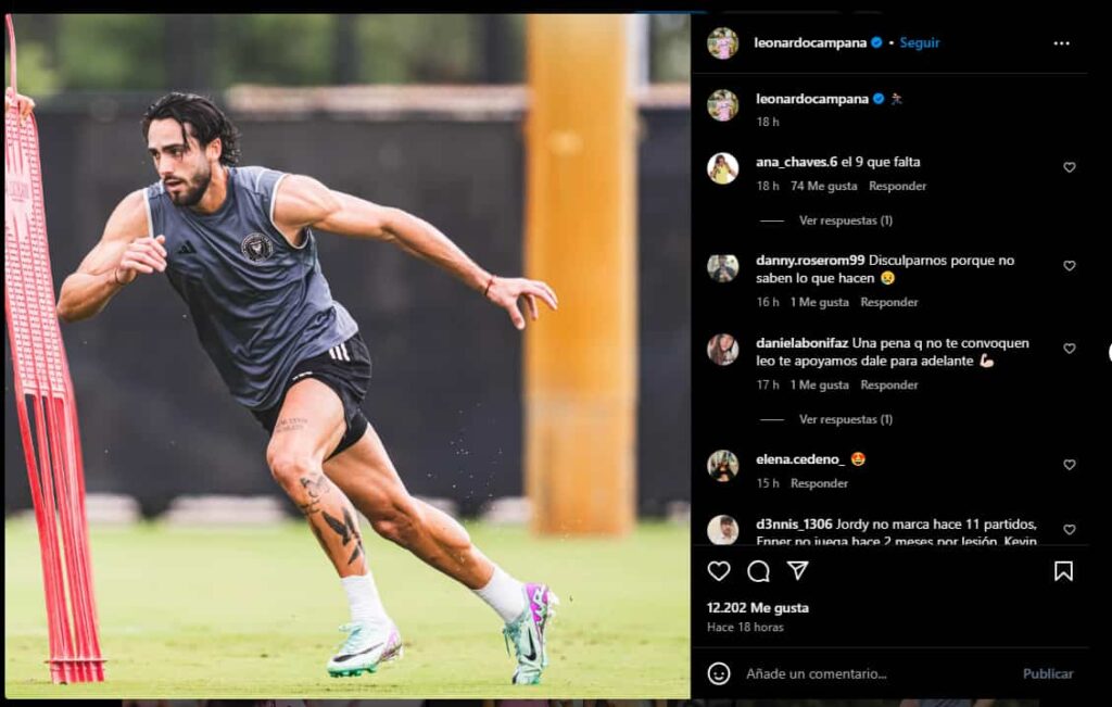 La reacción de Leonardo Campana al no ser considerado por Félix Sánchez para la Copa América