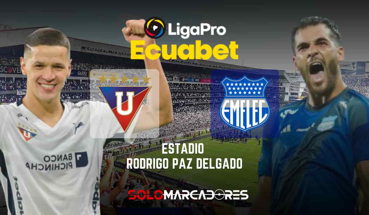 Liga de Quito vs. Emelec EN VIVO 2024