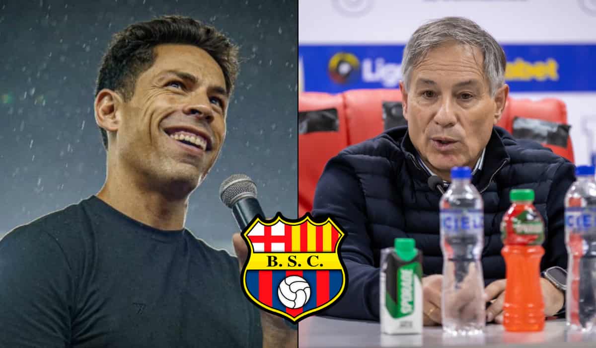 Matías Oyola defiende la continuidad de Ariel Holan en Barcelona SC