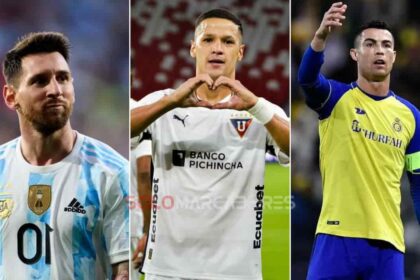 Alex Arce Comparte Ranking con Cristiano Ronaldo y Lionel Messi