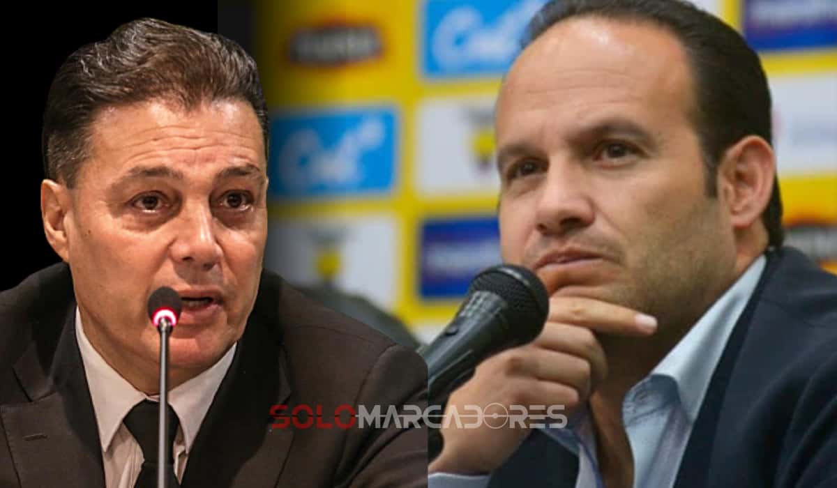 Alfaro Moreno contar Francisco Egas, Presidente de la FEF