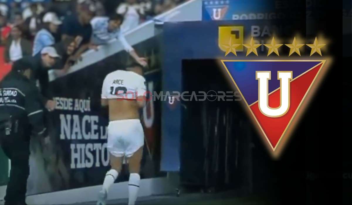 Alex Arce Estalla: El Delantero de Liga de Quito se retira enojado tras ser sustituido