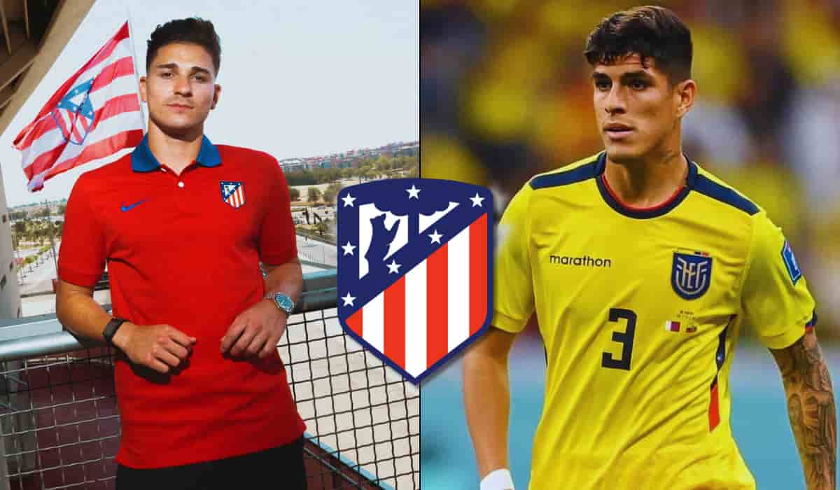 Atlético Madrid quiere juntar a Piero Hincapié con Julián Álvarez