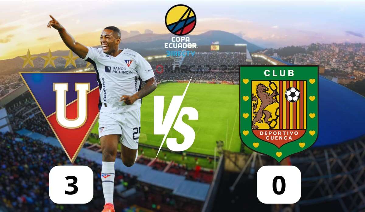 ¡Liga de Quito vencen 3-0 a Deportivo Cuenca y Avanza en la Copa Ecuador con una Goleada Imponente!