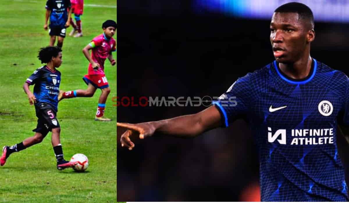 Isaac Quiñónez, de solo 13 años, es la nueva joya de Independiente del Valle, tras ser arrebatado a Liga de Quito.
