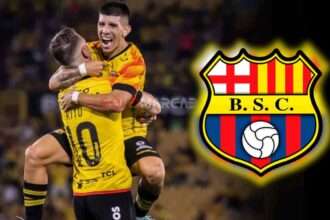 La emotiva reacción de Brian Oyola tras la salida de Damián Díaz de Barcelona SC