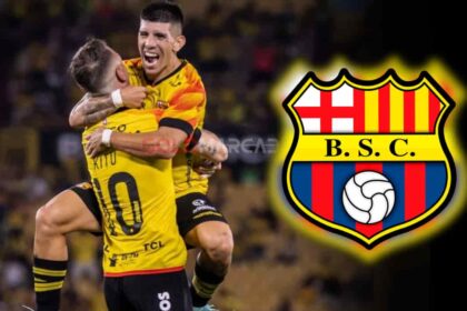 La emotiva reacción de Brian Oyola tras la salida de Damián Díaz de Barcelona SC