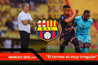 ¿Ariel Holan frente a la realidad de Barcelona SC? "Estamos a tres puntos de la punta a pesar de todo"