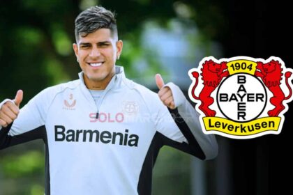 Hinchas Alemanes elogian a Piero Hincapié tras su partidazo contra el Bayern Múnich