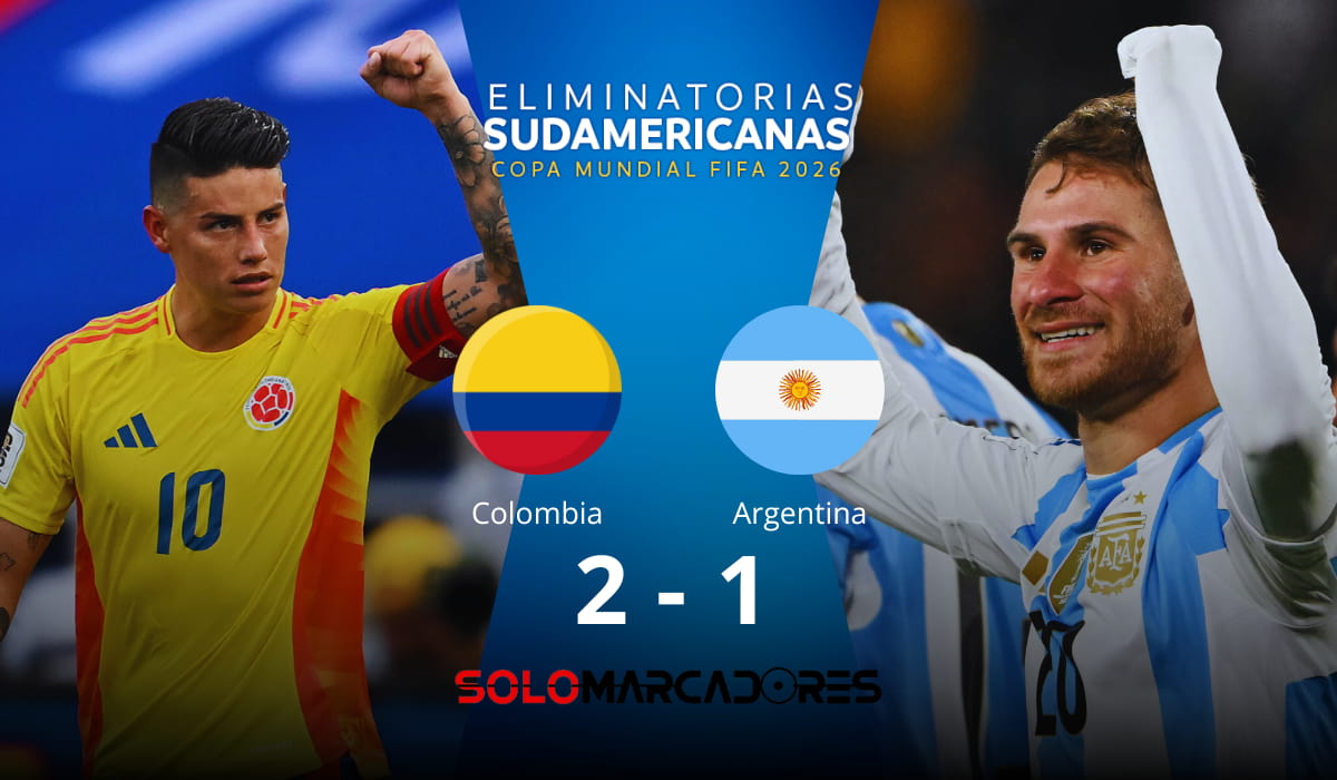¡Colombia se cobra la revancha! Derrota a Argentina y complica su camino en las Eliminatorias