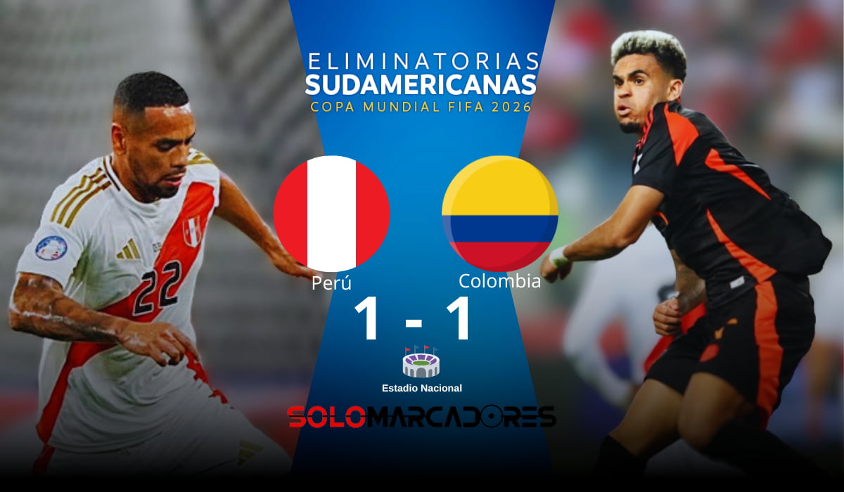 Colombia amarga a Perú en el último minuto y los deja tocados para su duelo contra La Tri