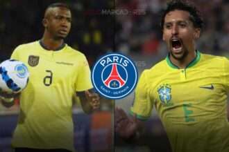 Willian Pacho y Marquinhos se destacan en el Brasil vs. Ecuador