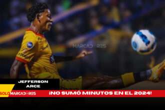 Jefferson Arce, fuera de las canchas hasta 2025