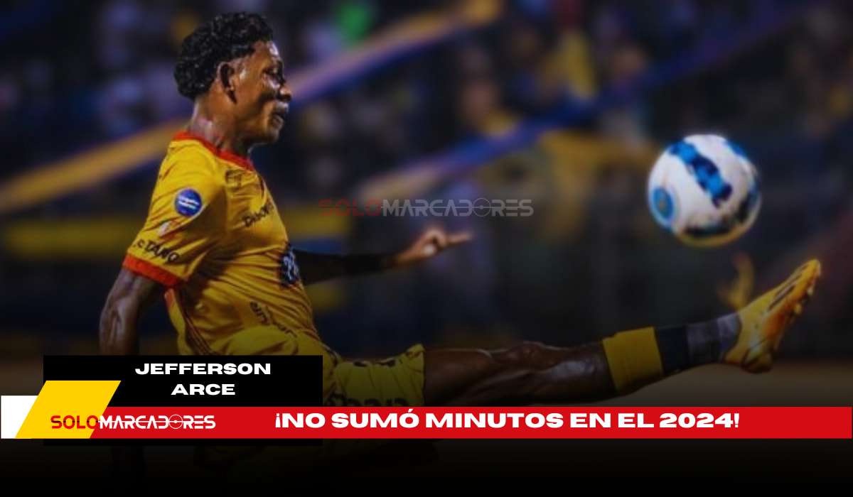 Jefferson Arce, fuera de las canchas hasta 2025
