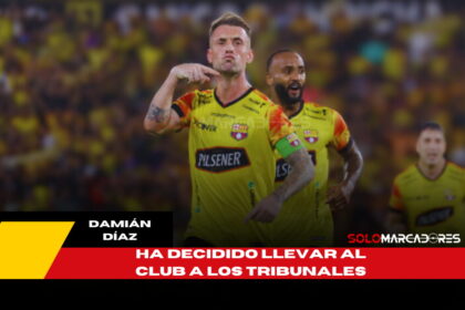 Damián Díaz demanda a Barcelona SC