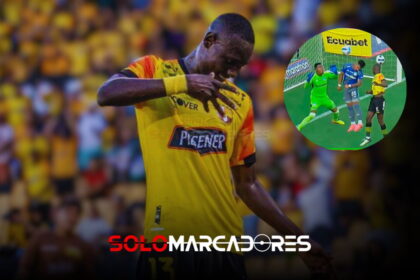 Janner Corozo encendió el Monumental con su gol en el Clásico del Astillero