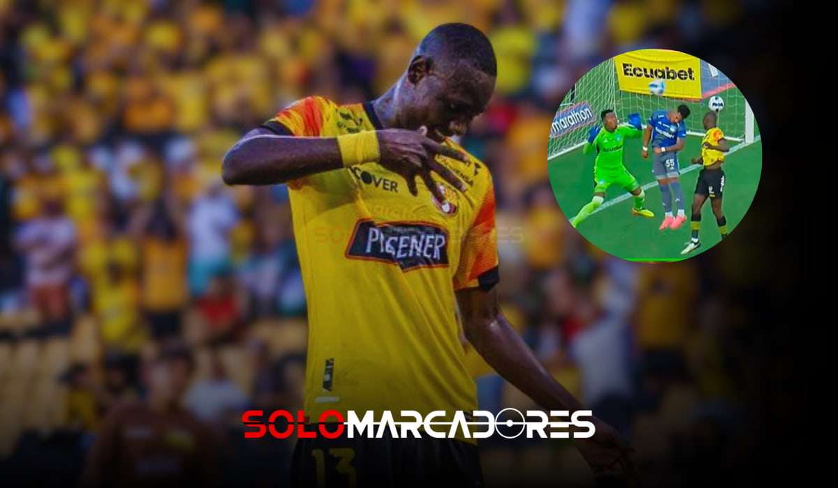 Janner Corozo encendió el Monumental con su gol en el Clásico del Astillero