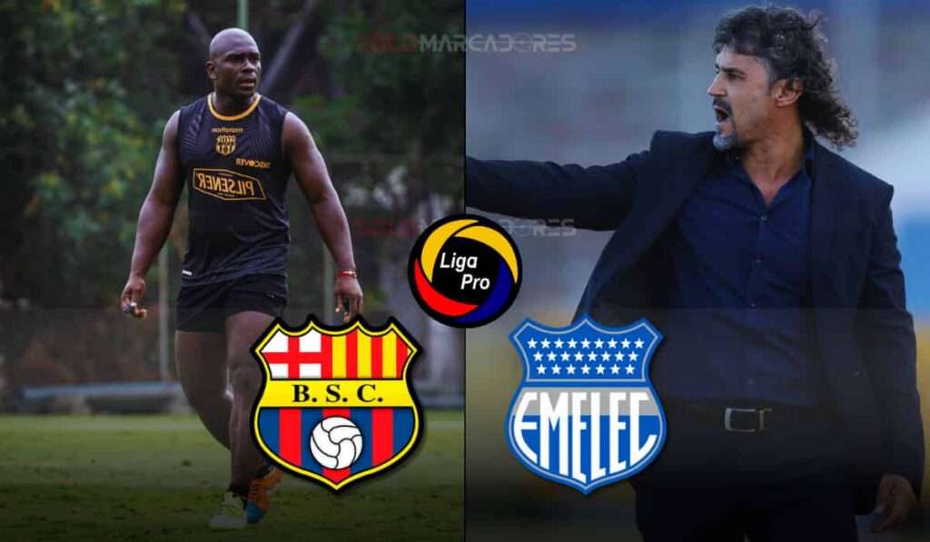 Barcelona SC y Emelec definen sus Alineaciones para el Último Clásico del Astillero 2024