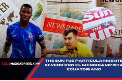 La prensa británica no perdona: Moisés Caicedo bajo el ojo crítico de The Sun tras su desempeño con el Chelsea