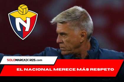 Marcelo Zuleta y El Nacional en alza: "Nos tendrán un poquito más de respeto"