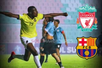 El delantero ecuatoriano que se disputa entre Barcelona y Liverpool a sus 16 años