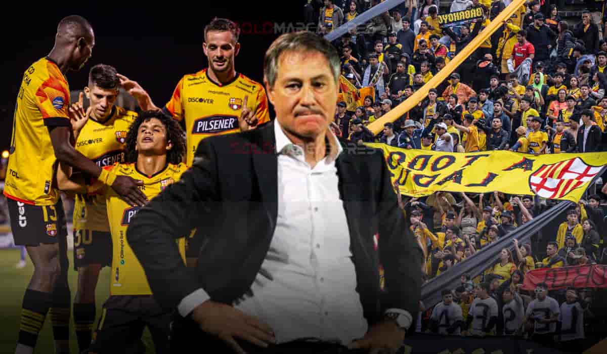 ¡Tensión en Guayaquil! Jugadores de Barcelona SC casi se van a los golpes con los hinchas tras la goleada ante El Nacional 2 Jugadores de Barcelona SC casi se van a los golpes con los hinchas tras la goleada ante El Nacional