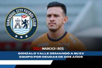 Gonzalo Valle exige su pago pendiente a Guayaquil City FC