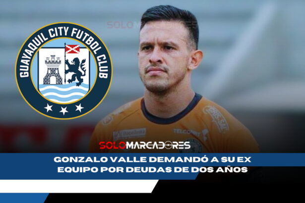 Gonzalo Valle exige su pago pendiente a Guayaquil City FC