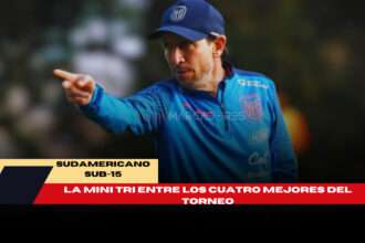 Ecuador se juega todo en las semifinales del Sudamericano Sub 15