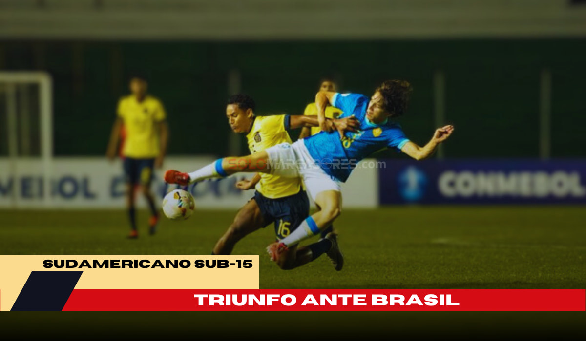 La Selección Sub 15 de Ecuador hace historia al derrotar a Brasil