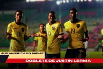Justin Lerma brilla con un doblete y rescata a Ecuador Sub 15 ante Argentina