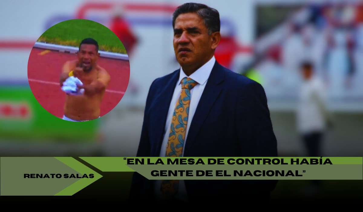 Renato Salas lanza graves acusaciones tras el polémico partido entre Mushuc Runa y El Nacional