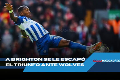 Pervis Estupiñán y el Brighton dejan escapar la victoria ante Wolves