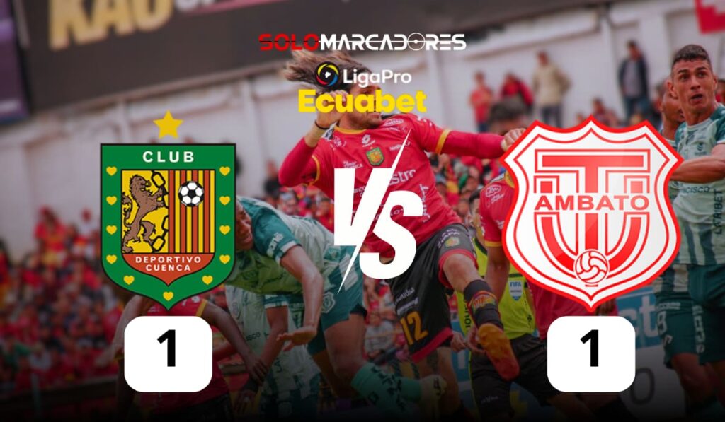 ¡Deportivo Cuenca respira, pero por poco! Las atajadas de Piedra fueron clave en un empate sufrido