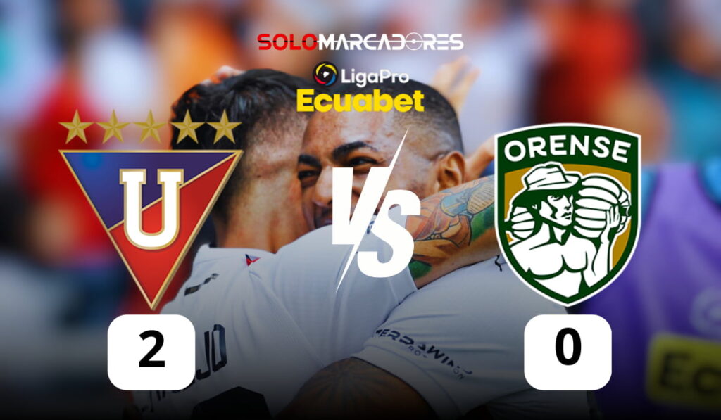 Liga de Quito vence a Orense y recupera el liderato en la Serie A 2024