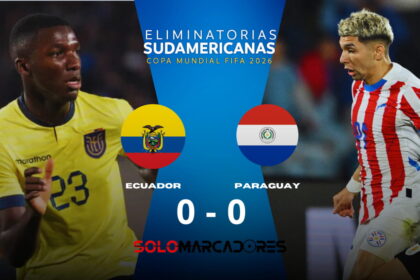 Ecuador no pudo romper la defensa de Paraguay