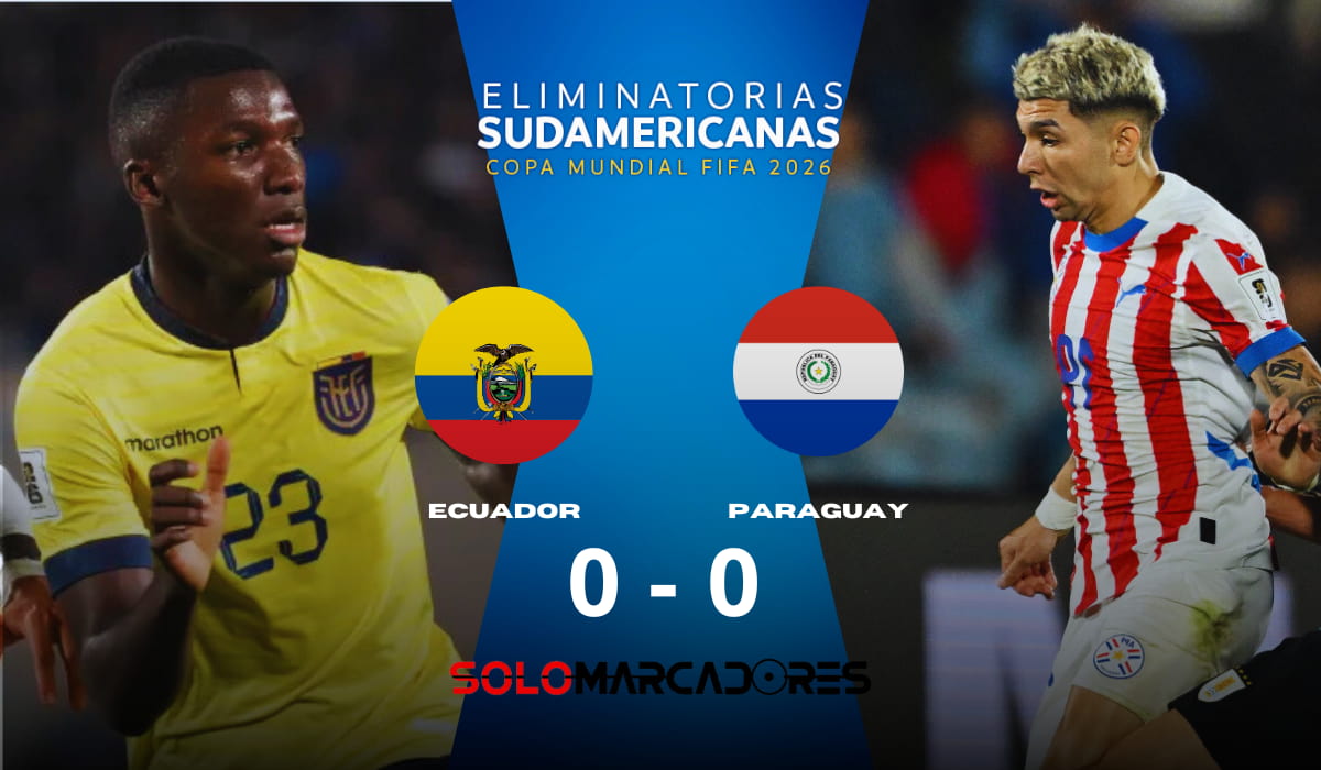 Ecuador no pudo romper la defensa de Paraguay